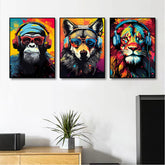 Toile - Funky Animals